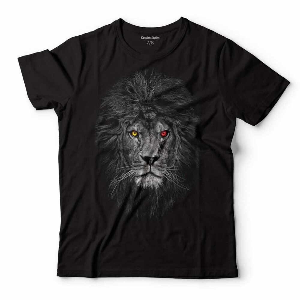 Orman Kralı Aslan Kafa Lion Head Çocuk Tişört