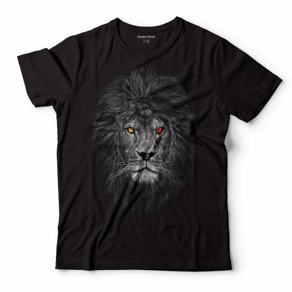 Orman Kralı Aslan Kafa Lion Head Çocuk Tişört
