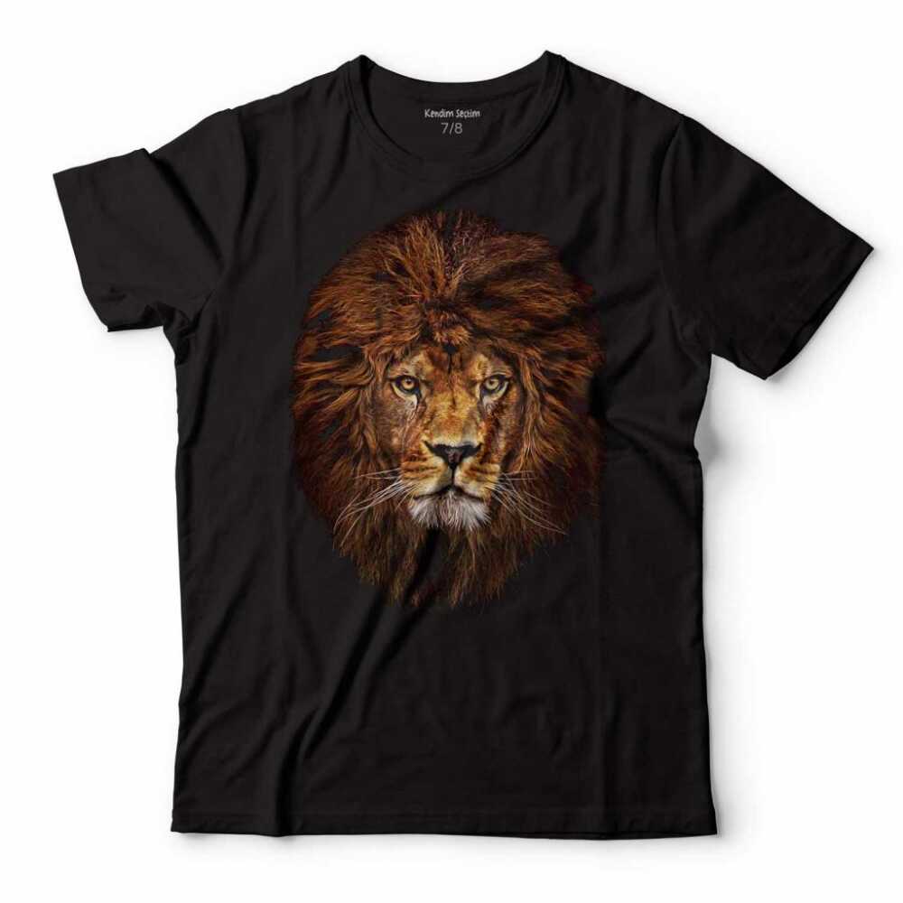 Aslan Kafa Lion Head Çocuk Tişört