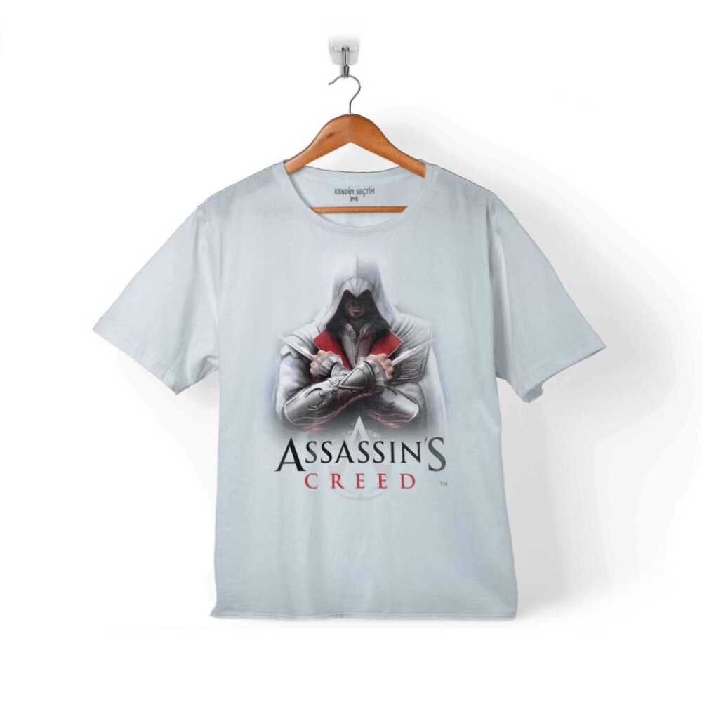 Assassin's Creed The Movie Callum Lynch Çocuk Tişört Beyaz
