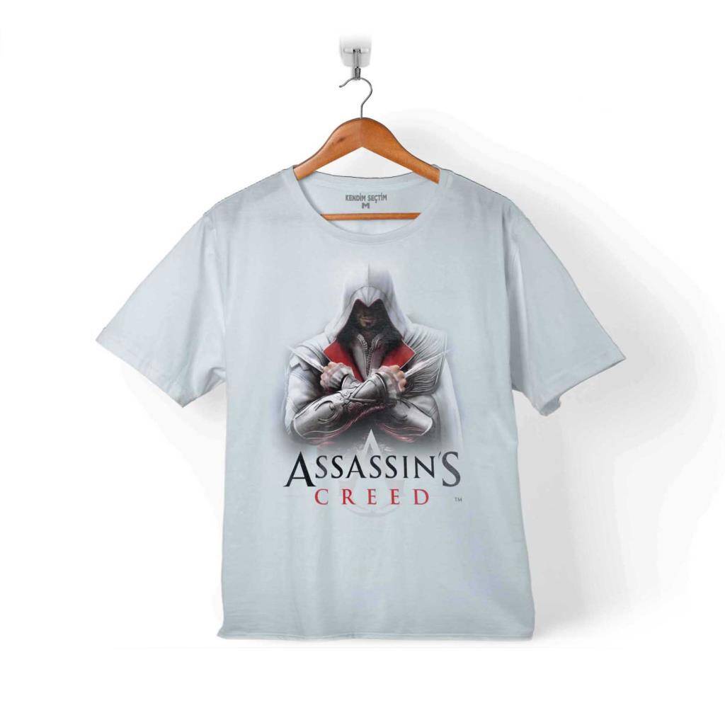 Assassin's Creed The Movie Callum Lynch Çocuk Tişört Beyaz