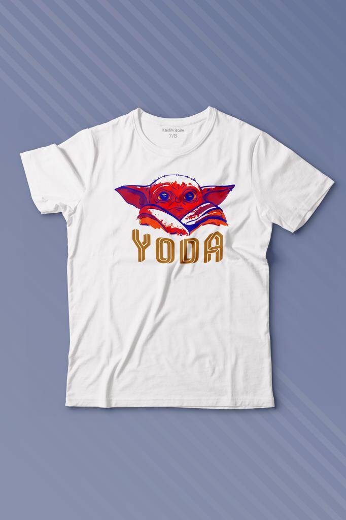 Baby on Board Yoda Star Wars Kahverengi Bebek Mandalorian Baskılı Çocuk Tişört