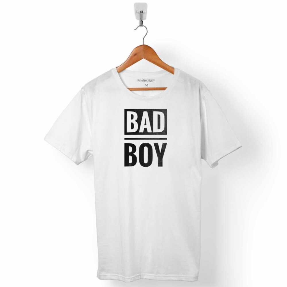Bad Boy Badboy Kötü Haylaz Çocuk Minimal Erkek Tişört