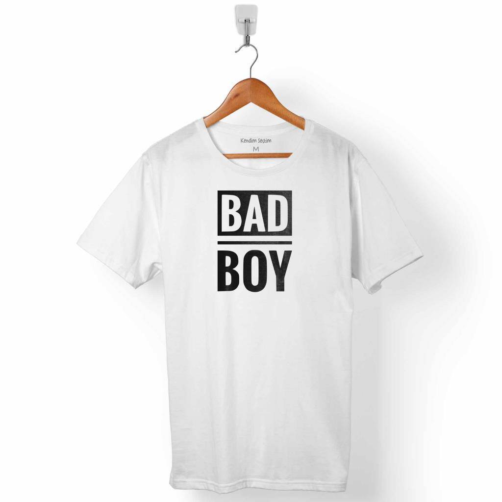 Bad Boy Badboy Kötü Haylaz Çocuk Minimal Erkek Tişört