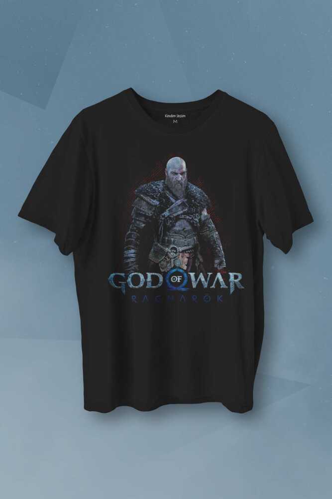 God of War Ragnarok Gamer Oyun Baskılı Unisex Tişört