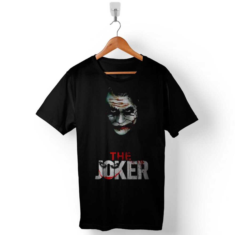 Batman Joker Dark Knight Kara Şövalye Baskılı Tişört Unisex