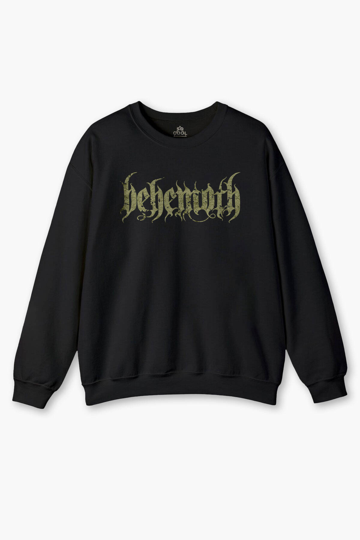 Behemoth Metal Gothic Siyah Sweatshirt Gotik Unisex Regular Fit