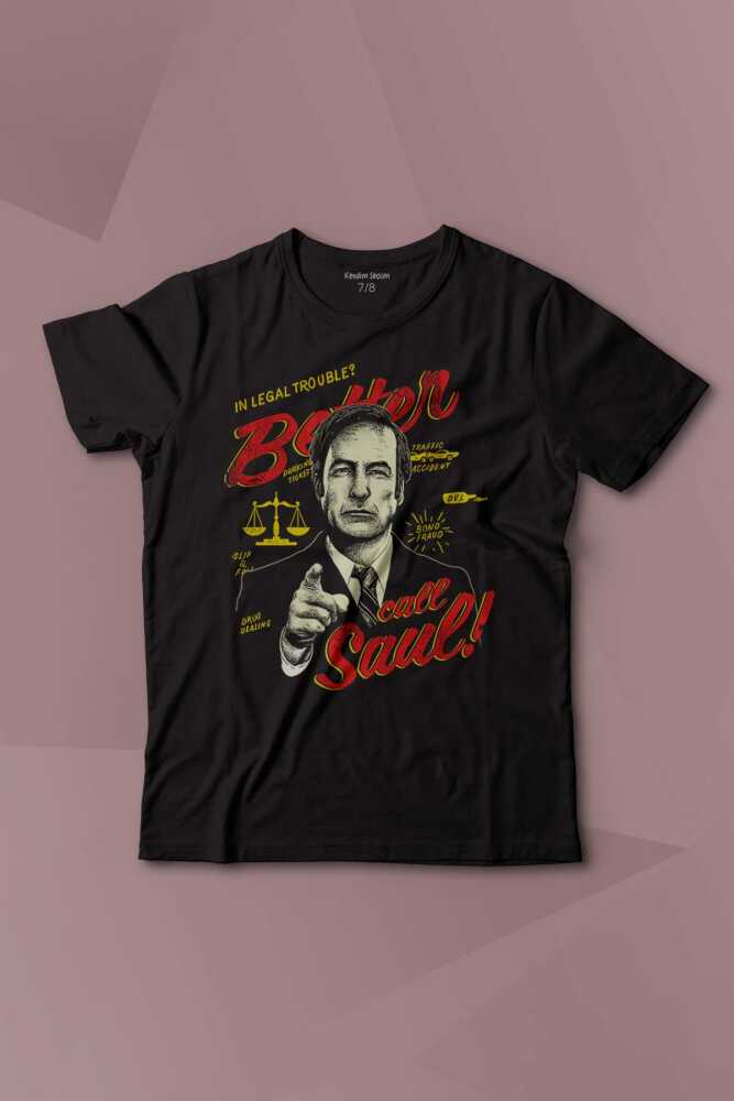 Better Call Saul Breaking Bad Dizi Film Baskılı Çocuk Tişört Kısa Kollu - 1