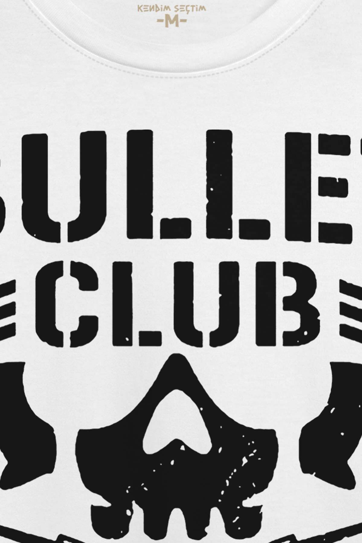 Bullet Club Gym Fight Wwe Güreş Spor Baskılı Beyaz Regular Fit Tişört (1)