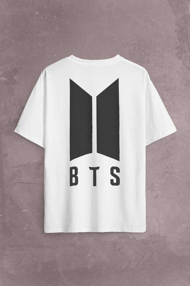 Beyaz Unisex Bts Bangtan Boys Jimin 1995 95 J-Hope 94 Sırt Ön Baskılı Oversize Tişört (1)