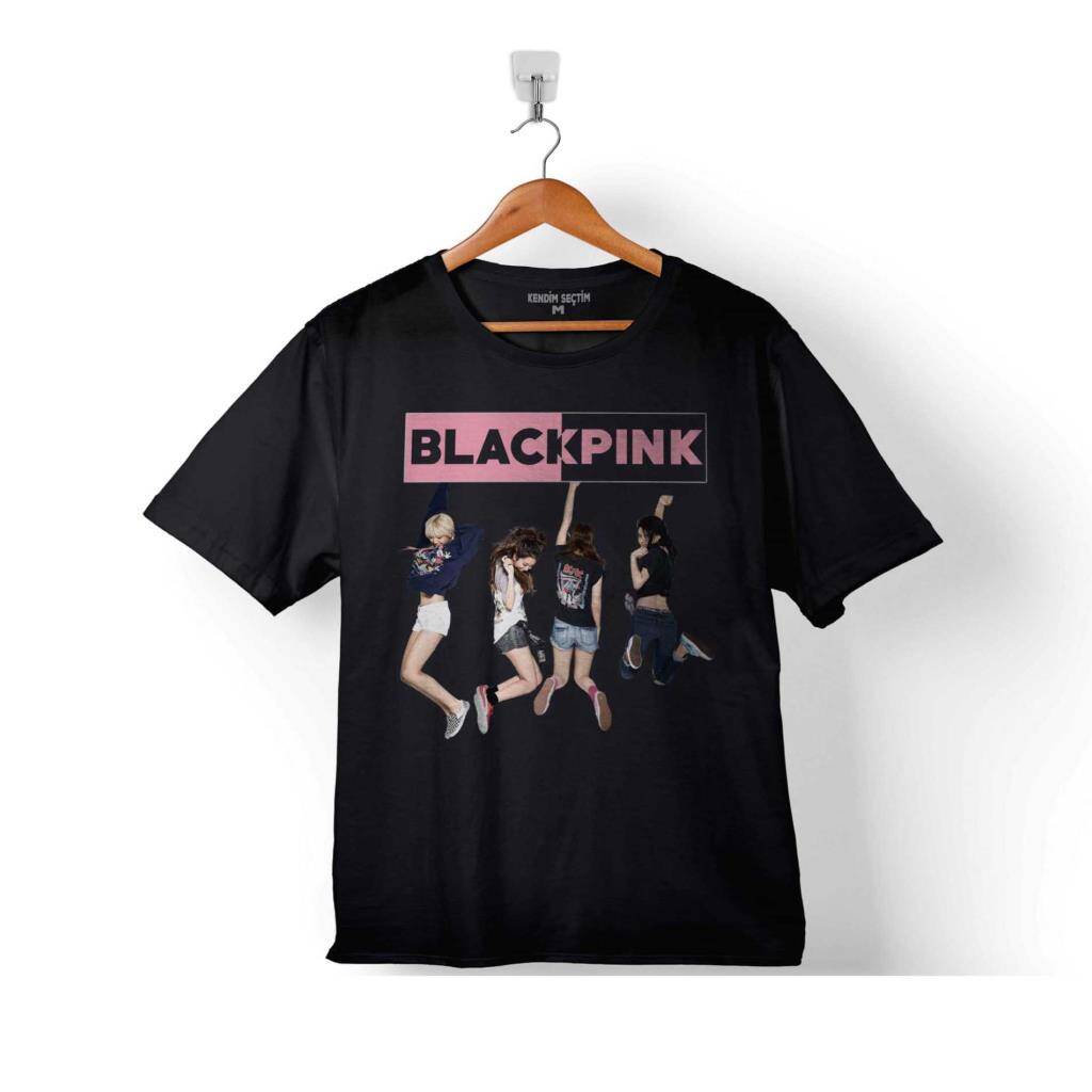 BLACK PINK BLACKPINK KASET MÜZİK GÜNEY KORE 4 ÇOCUK TİŞÖRT - 1