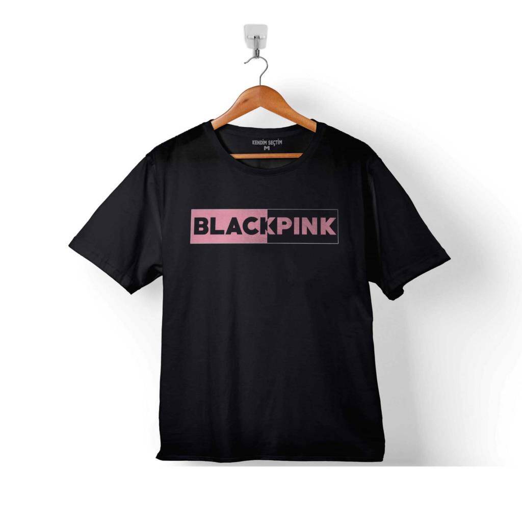 BLACK PINK BLACKPINK LOGO ÇOCUK TİŞÖRT - 1