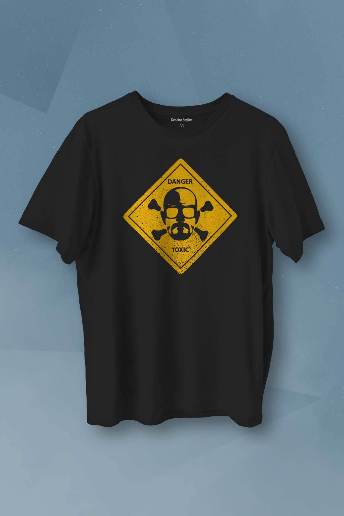 Breaking Bad Dizi Movie Tehlike Baskılı Siyah Unisex Tişört