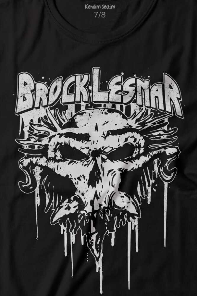 Brock Lesnar Logo WWE UFC Amerikan Güreşi Spor Baskılı Tişört Çocuk T-shirt (1)