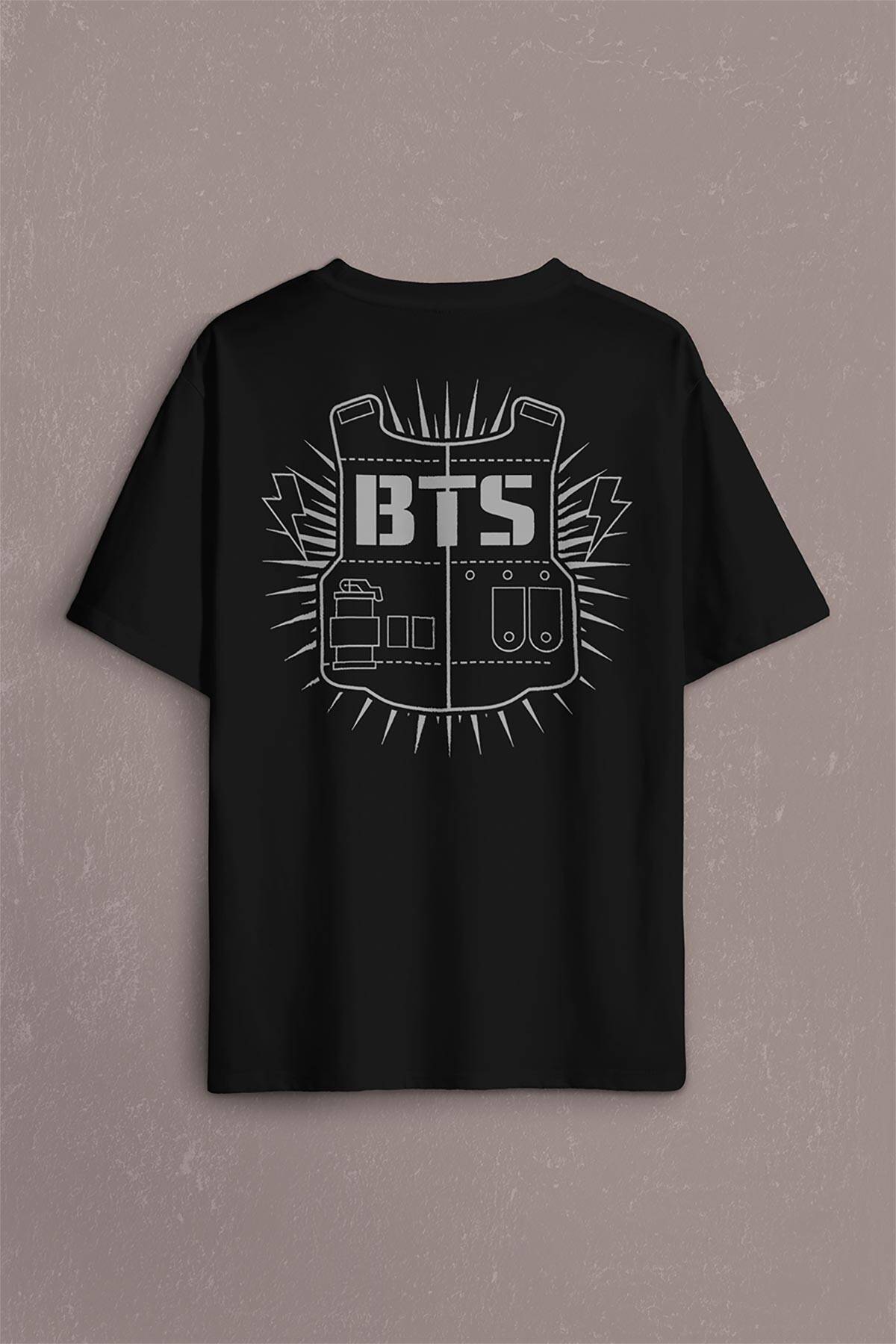 Bts Bangtan Boys Jimin 1995 95 J-Hope 94 1994 Sırt Ön Baskılı Oversize Tişört Unisex (1)