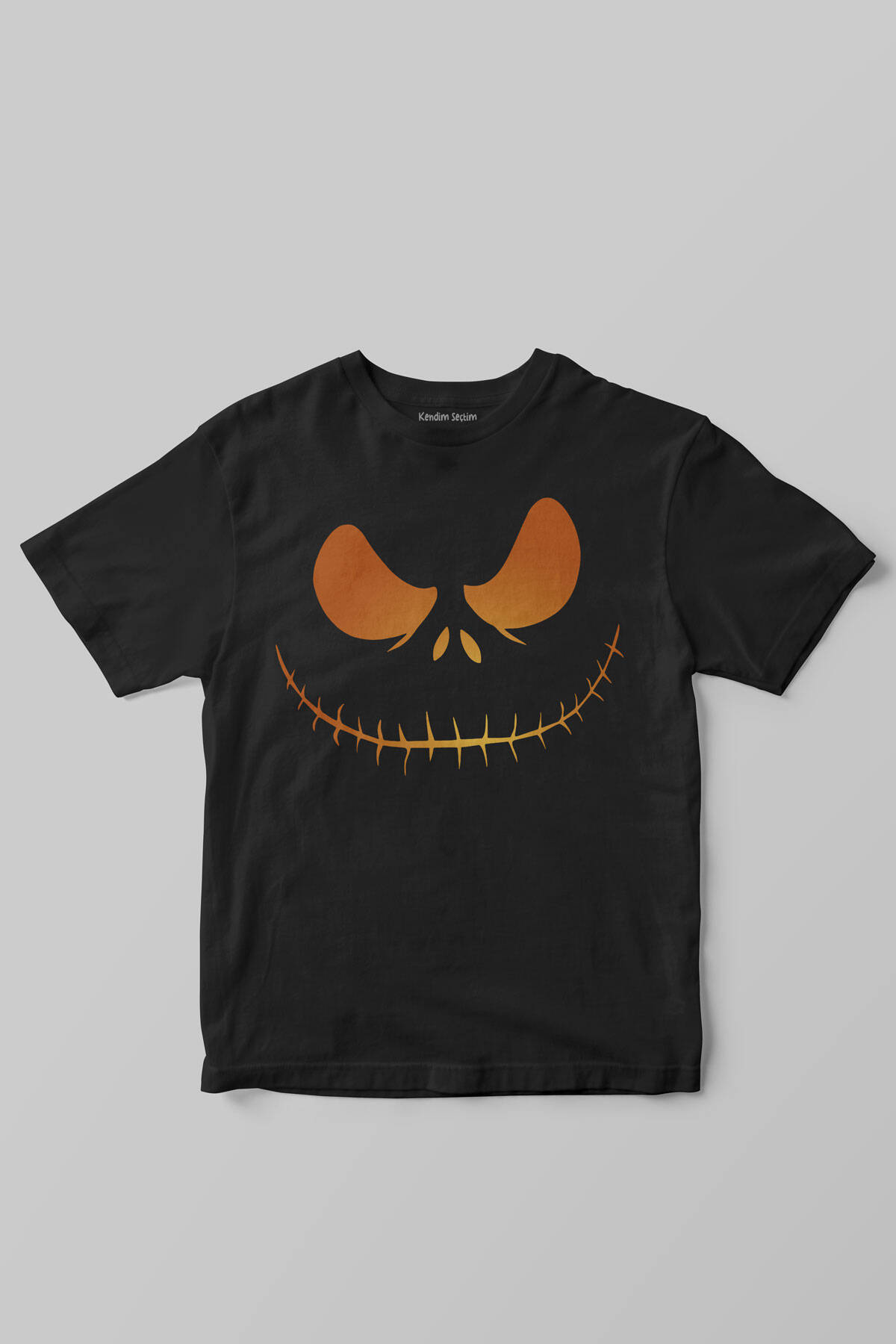 Cadılar Bayramı Halloween Jack The Nightmare Before Christmas Baskılı Çocuk T-shirt Siyah Tişört