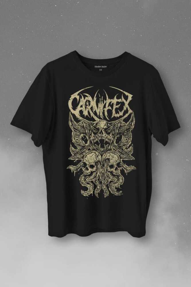 Carnifex Rock Gothic Black Metal Death Music Müzik Baskılı Tişört Unisex