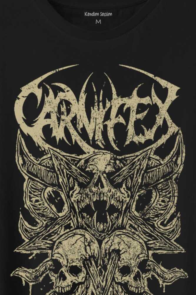 Carnifex Rock Gothic Black Metal Death Music Müzik Baskılı Tişört Unisex (1)