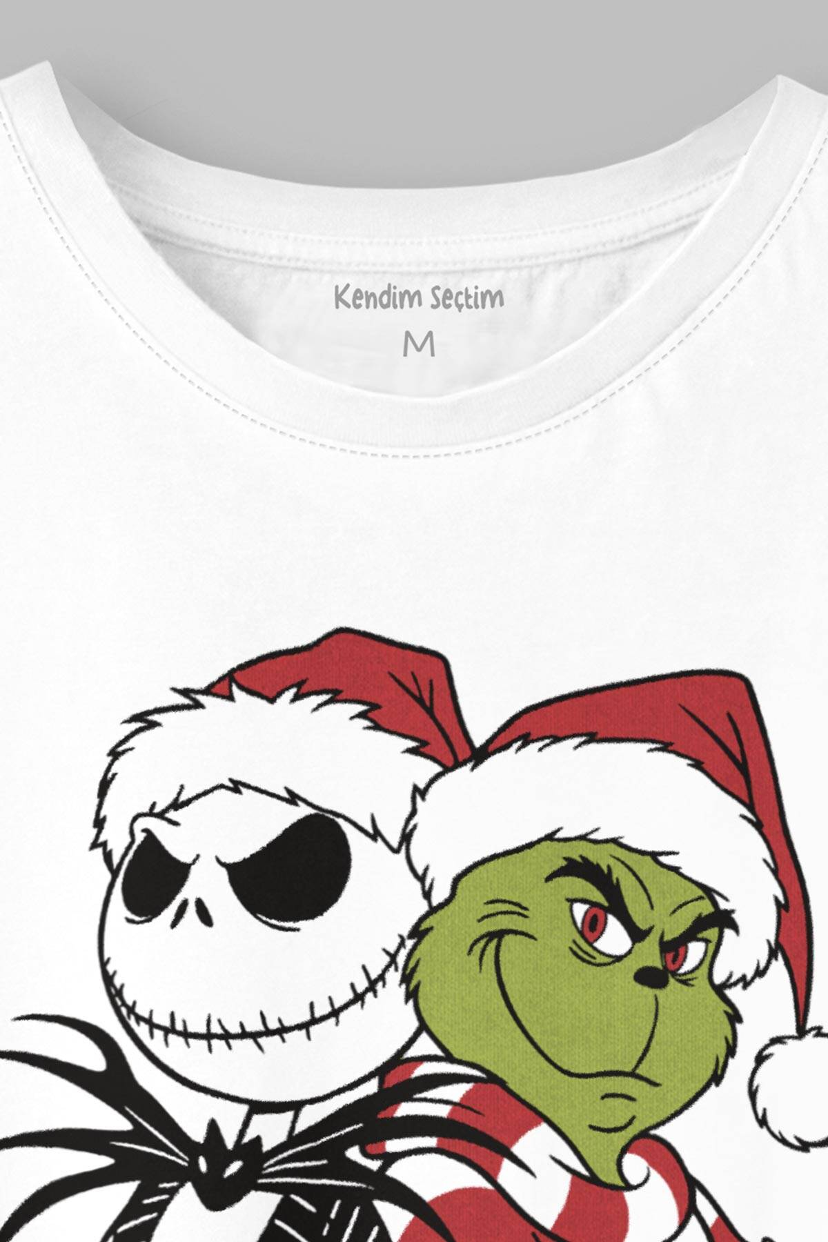 Christmas Team Grinch Noel Yılbaşı New Year Xmas Yeni Yıl Festive Unisex Tişört - 2