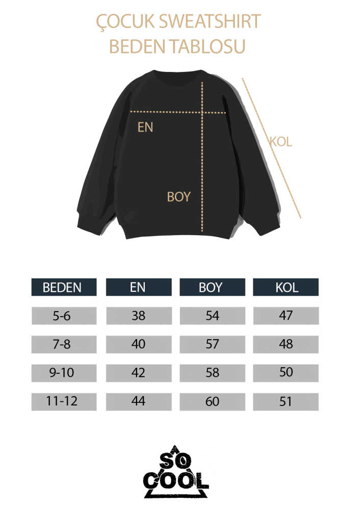 Çocuk Sweatshirt Happy New Year 2026 Yeni Yıl Hediye Noel Yılbaşı Baskılı Sweat - 3