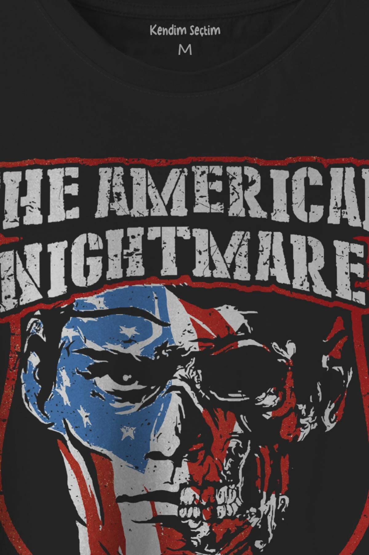 Cody Rhodes Nightmare Family Wwe Amerikan Güreşi Gym Body Kuru Kafa Yüz Baskılı Siyah Tişört Unisex (1)