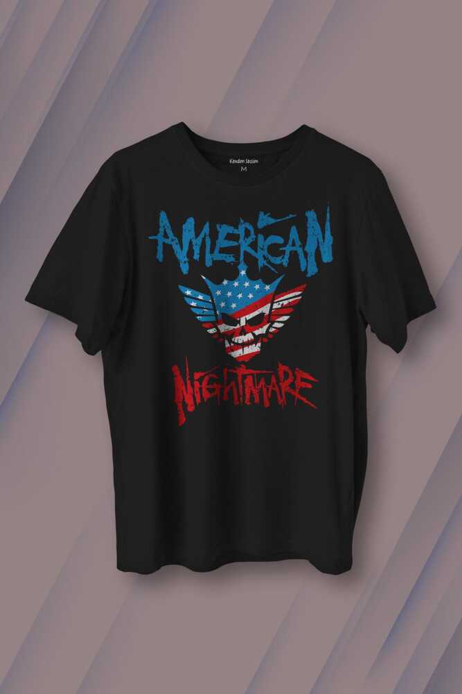 Cody Rhodes Nightmare Family Wwe Amerikan Güreşi Gym Body Kanatlı Logo Baskılı Tişört Unisex