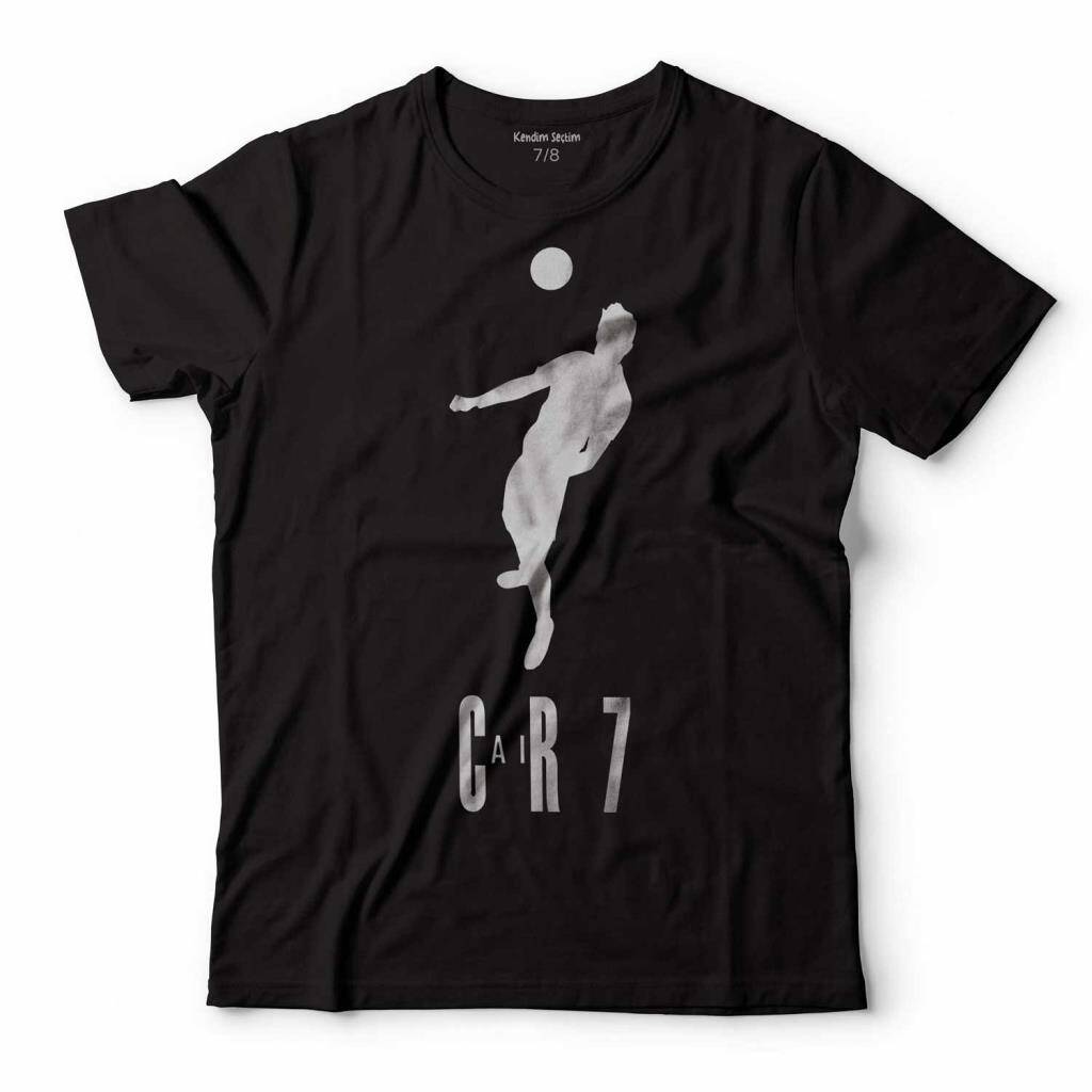 Cristiano Ronaldo Air CR7 Typography Siluet Çocuk Tişört