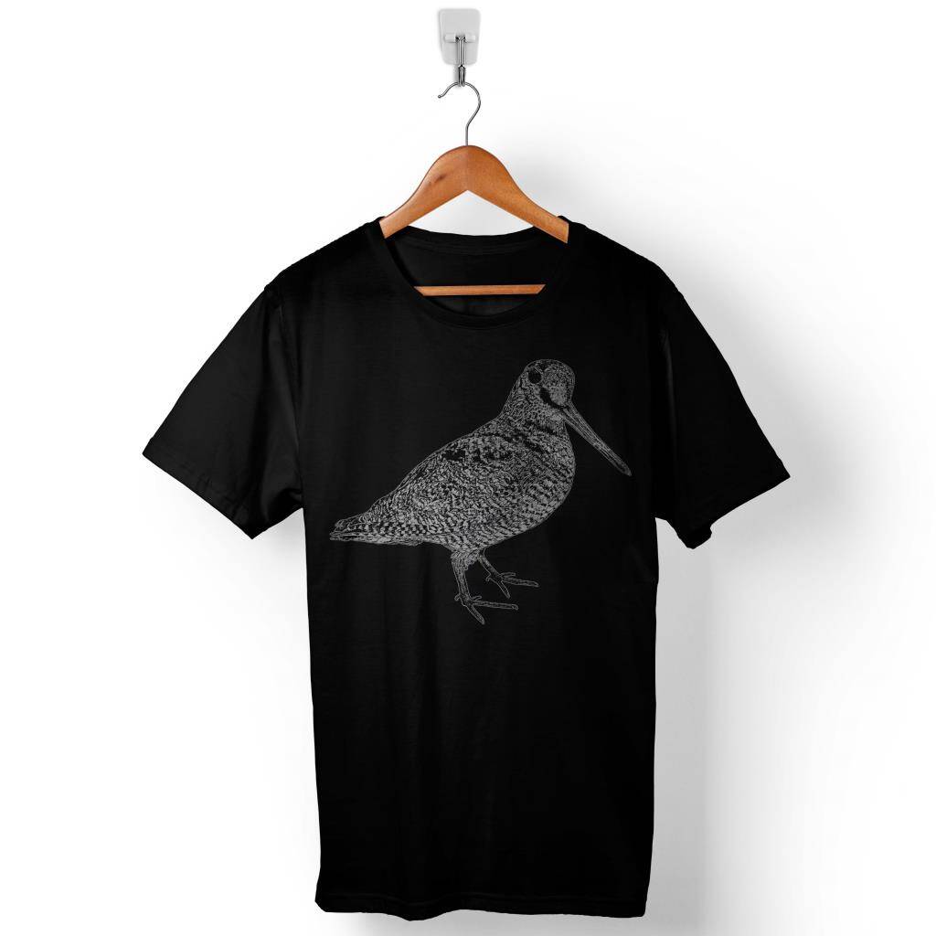Çulluk Kuşu Av Woodcock Avcı Baskılı Tişört Unisex