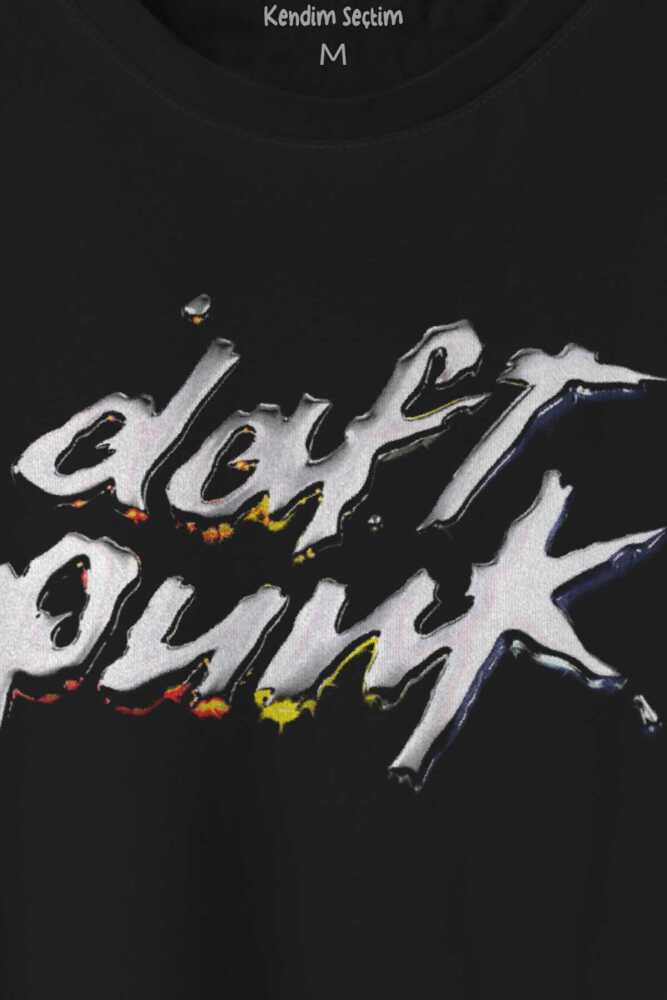 Daft Punk Müzik Get Lucky Music Baskılı Tişört Unisex (1)