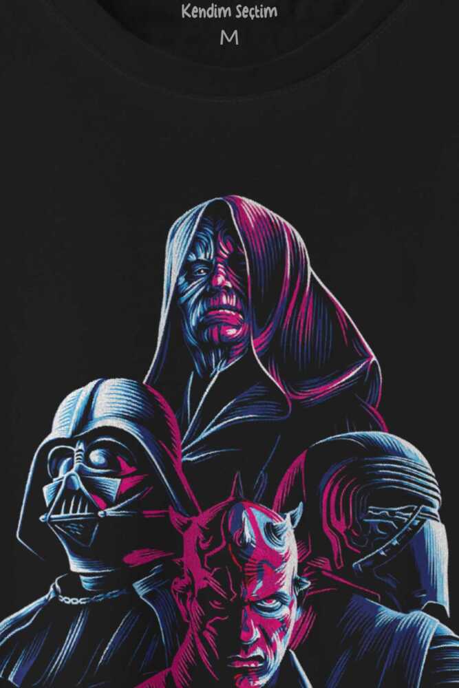 Dark Side Star Wars Darth Baskılı Tişört Unisex (1)