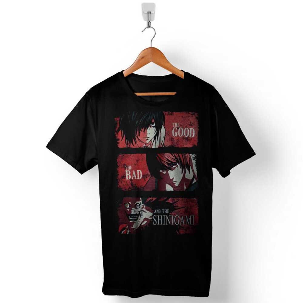 Death Note The Good Bad Shinigami Baskılı Tişört Unisex T-Shirt