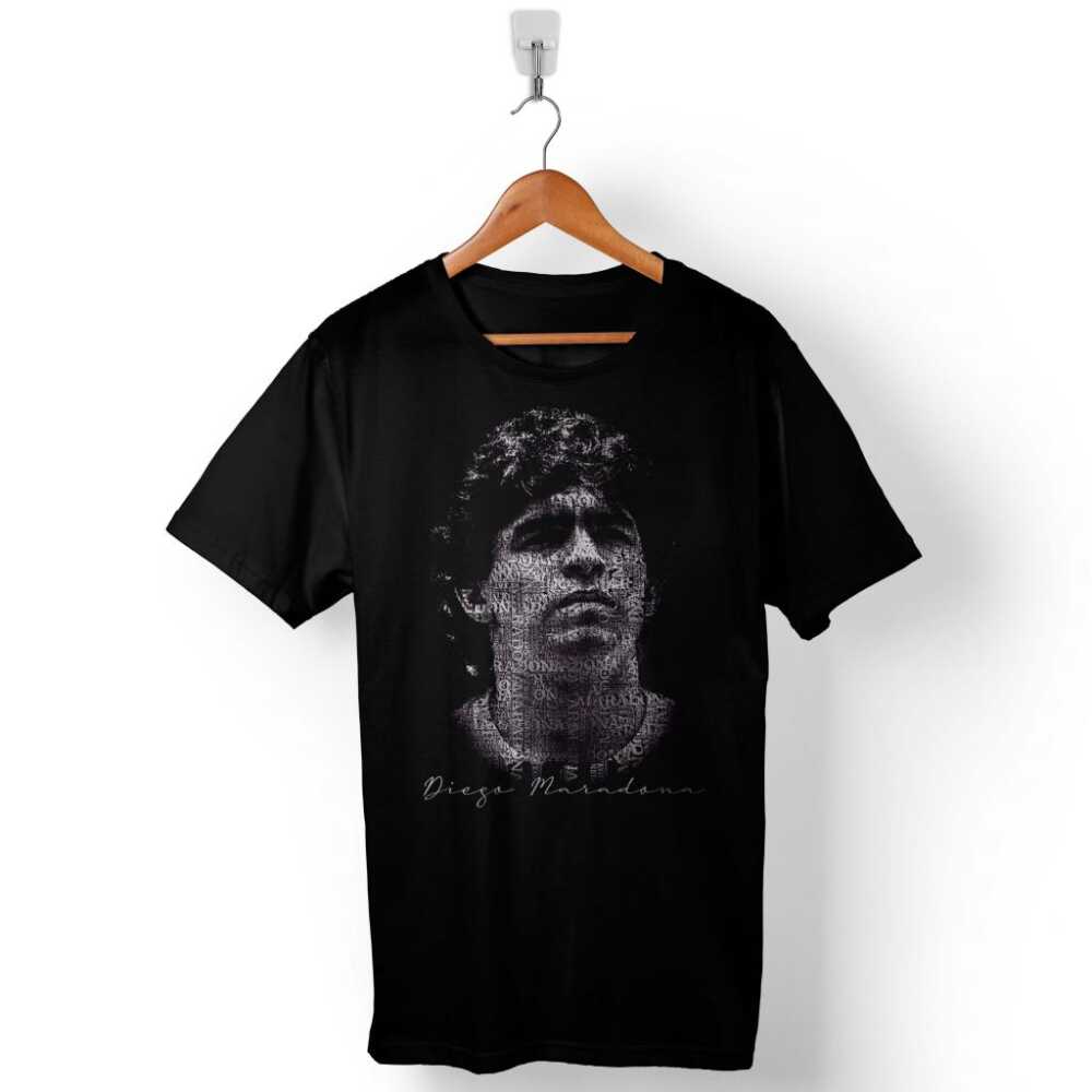 Diego Armando Maradona Baskılı Tişört Unisex T-Shirt
