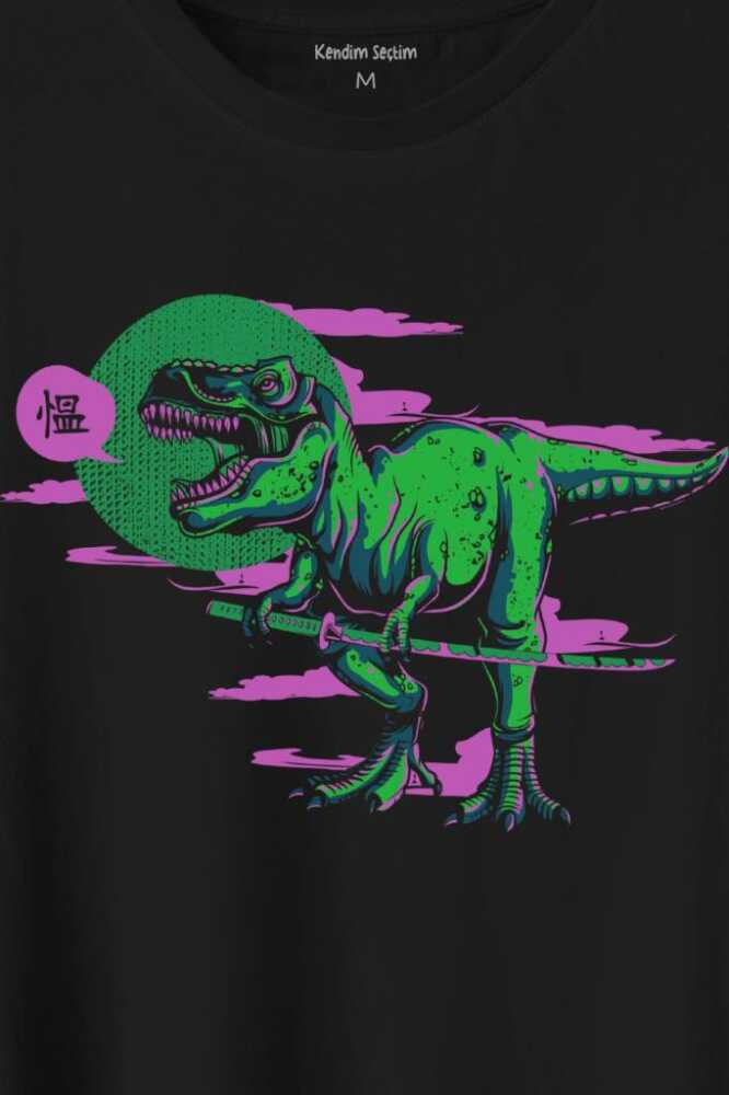 Dinozor Dinosaurs T-Rex Streetwear Sokak Urban Baskılı Tişört Unisex (1)