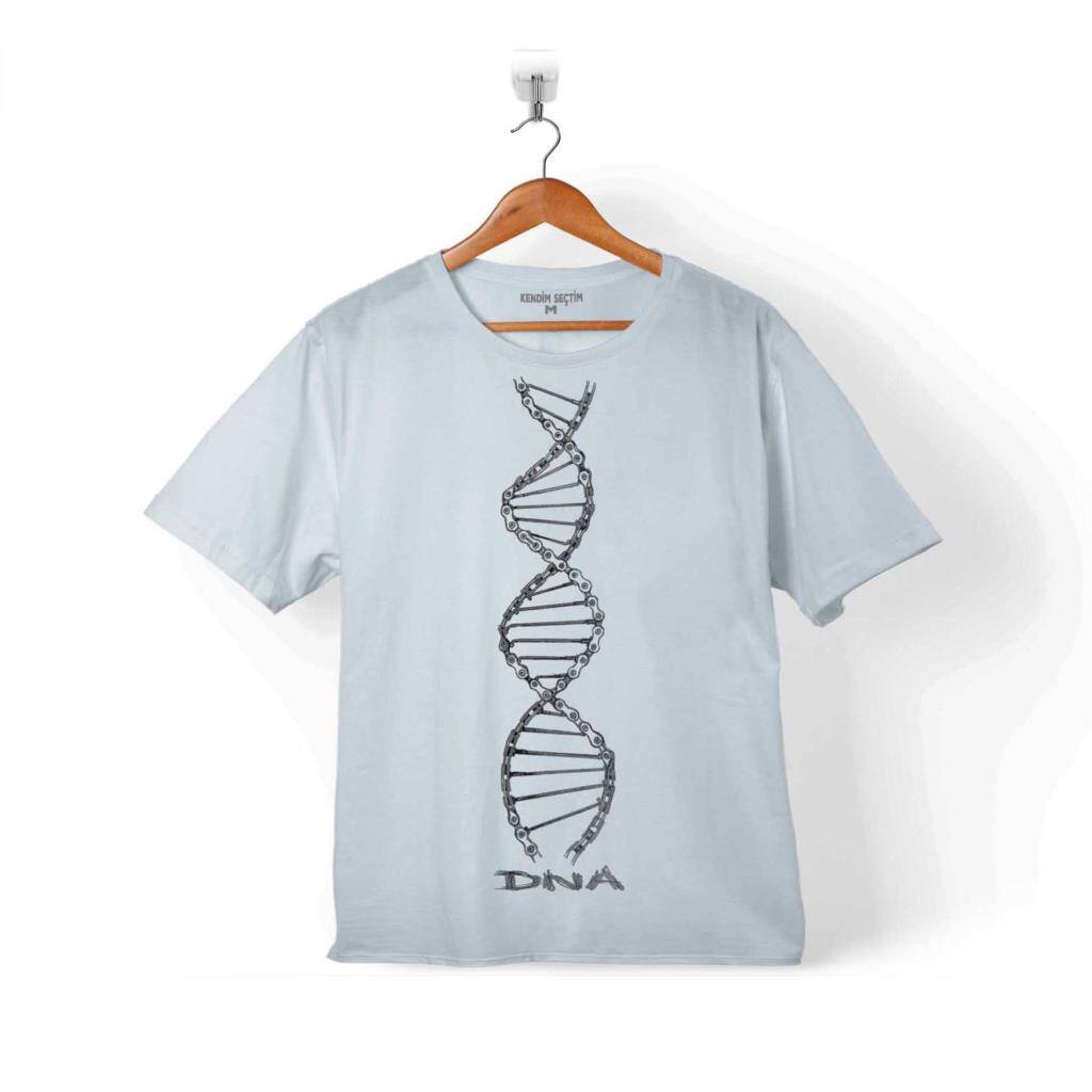 DNA BİSİKLET ZİNCİRİ GENETİK HAYAT AĞACI EVRİM ÇOCUK TİŞÖRT - 1