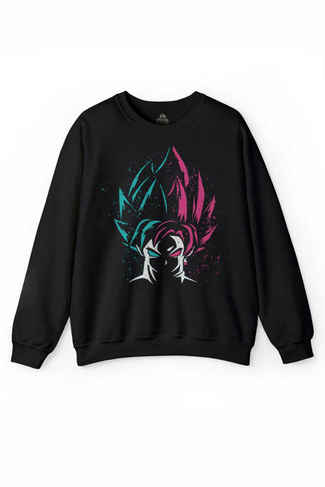 Dragon Ball Z Son Goku Baskılı Sweatshirt