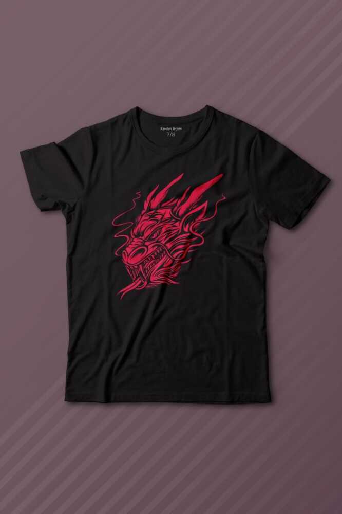 Dragon Japanese Ejder Japon Baskılı Çocuk Tişört