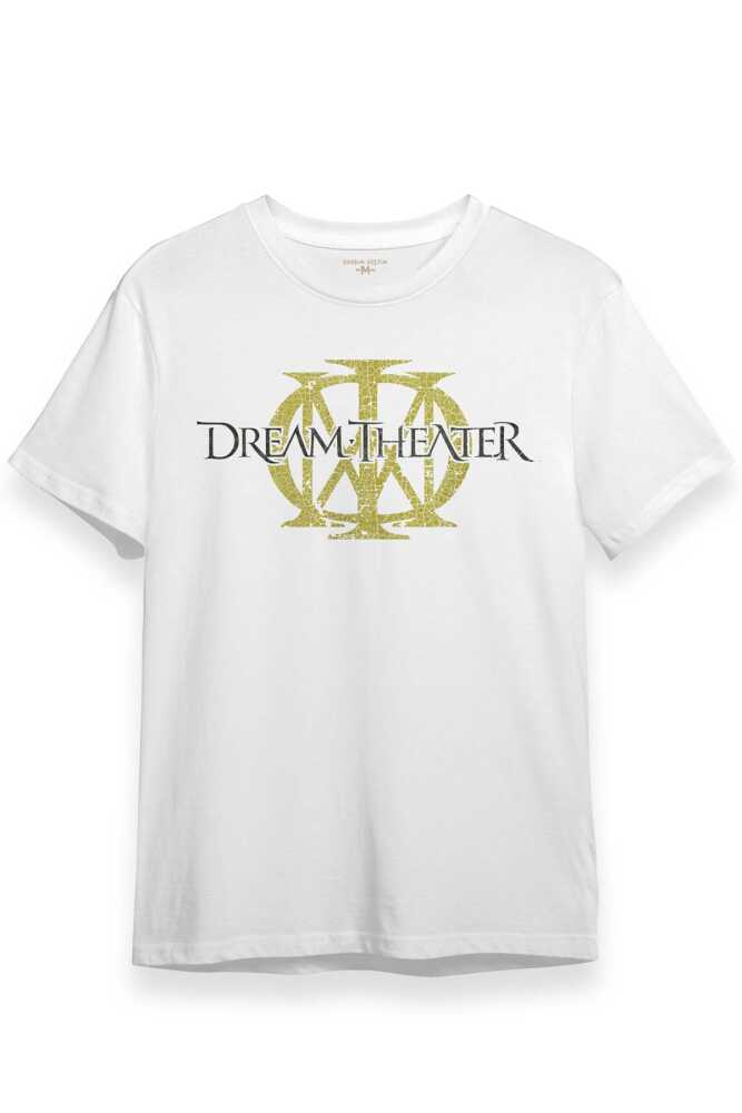 Dream Theater Metal Music Progressive Metal Guitar Baskılı Beyaz Tişört Unisex
