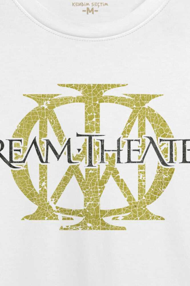 Dream Theater Metal Music Progressive Metal Guitar Baskılı Beyaz Tişört Unisex (1)