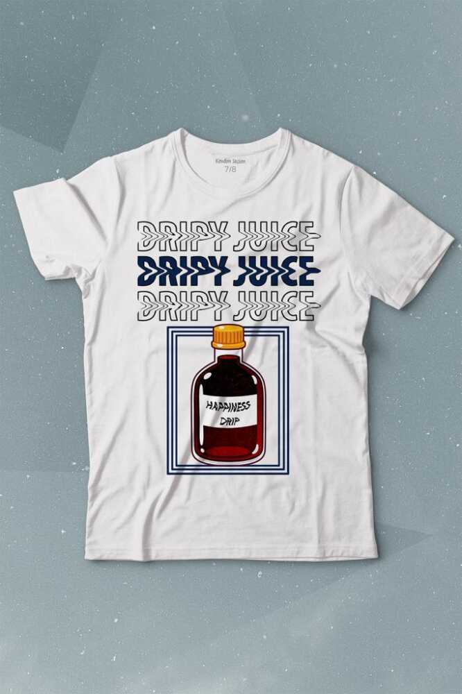Drippy Juice Esprili Streetwear Baskılı Çocuk Tişört