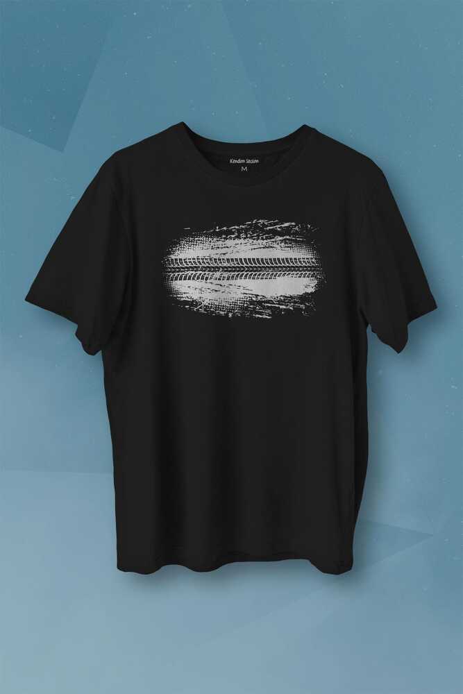 Eat Sleep Drift Repeat Race Drive Siyah Baskılı Tişört Unisex