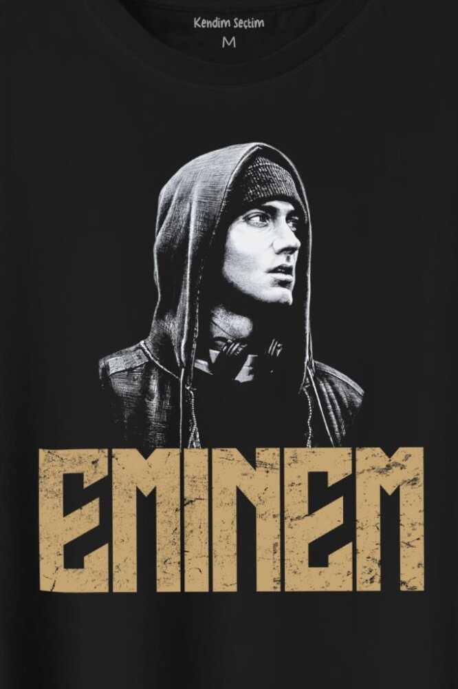 Eminem Rap Hiphop 8 Mile Shady Baskılı Tişört Unisex T-Shirt (1)