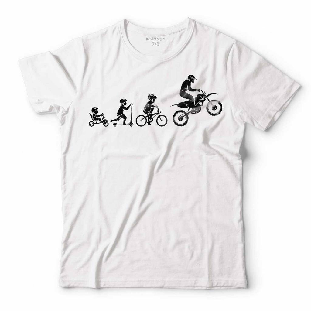 EVOLUTION MOTORCYCL OFF ROAD BIKER EVRİM ÇOCUK TİŞÖRT - 1
