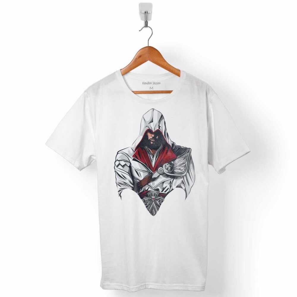 Ezio Auditore Assassin's Creed We Must Never Give Up The Fight Erkek Tişört