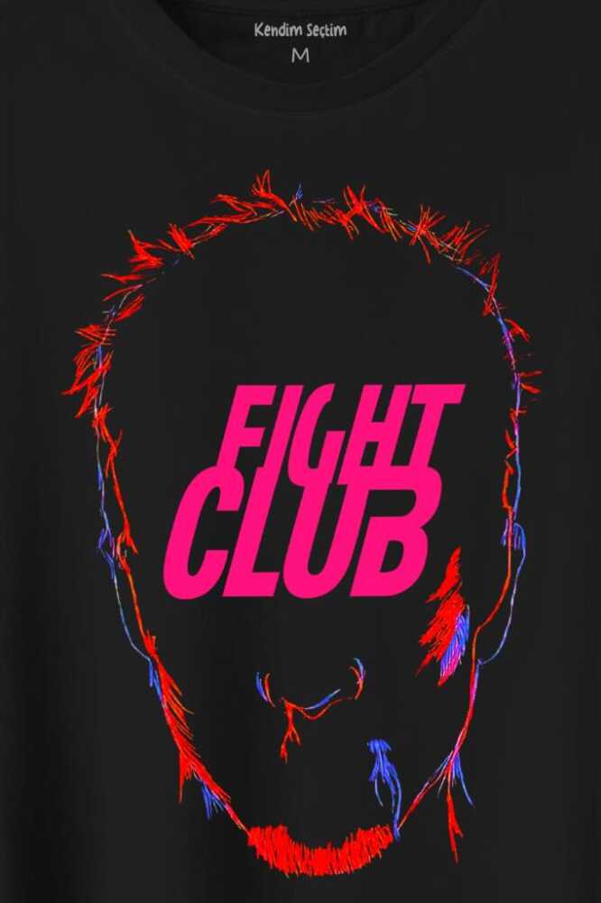 Fight Club Film Tyler Durden Baskılı Tişört Unisex (1)