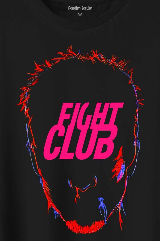 Fight Club Film Tyler Durden Baskılı Tişört Unisex (1)