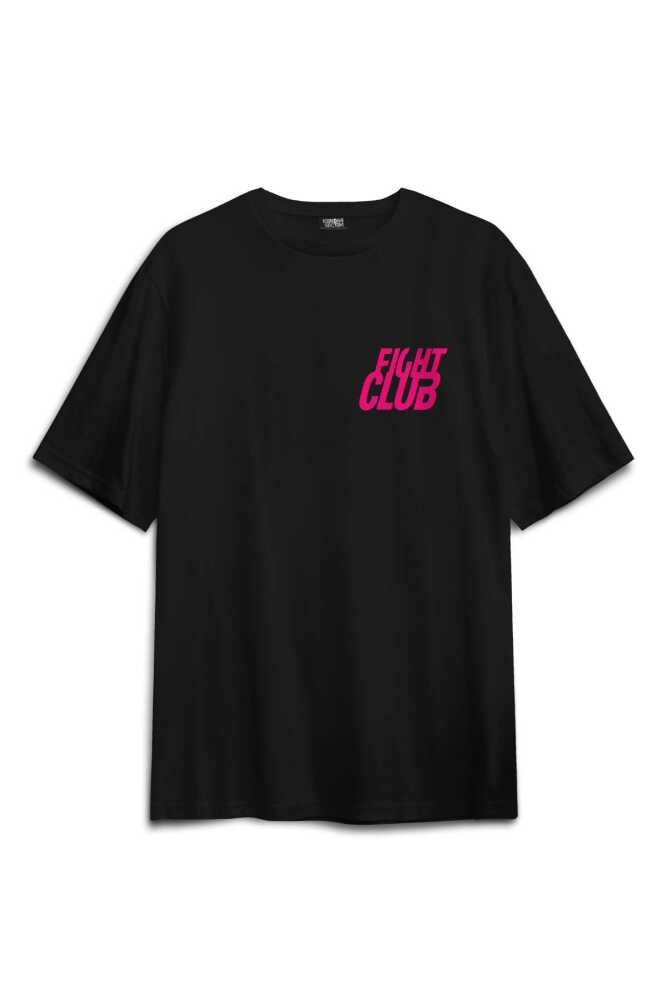 Fight Club Film Tyler Durden Sırt Ön Baskılı Oversize Tişört Unisex