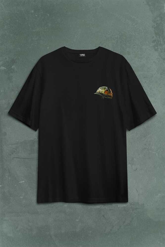 Full Metal Jacket Stanley Kubrick Sırt Ön Baskılı Oversize Tişört Unisex