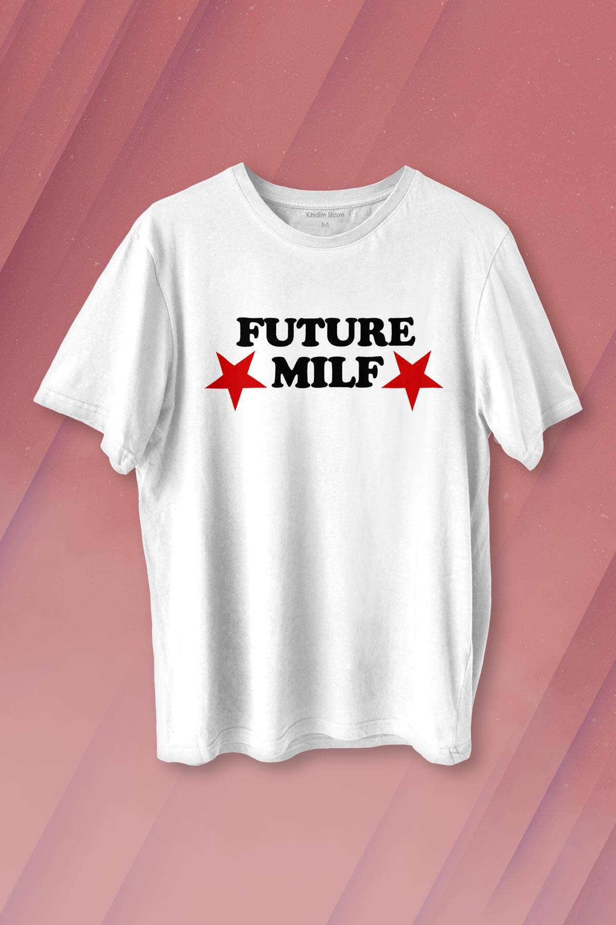 Future Milf Y2K Beyaz Unisex Kadın Tişört