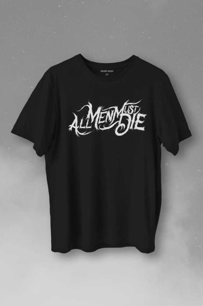 All Men Must Die Game Of Thrones Baskılı Siyah Tişört Unisex