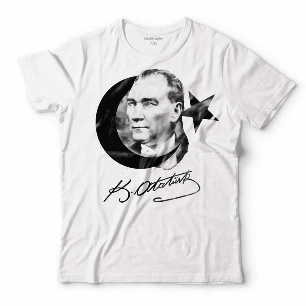 Gazi Mustafa Kemal Atatürk Türk Bayrağı Çocuk Tişört